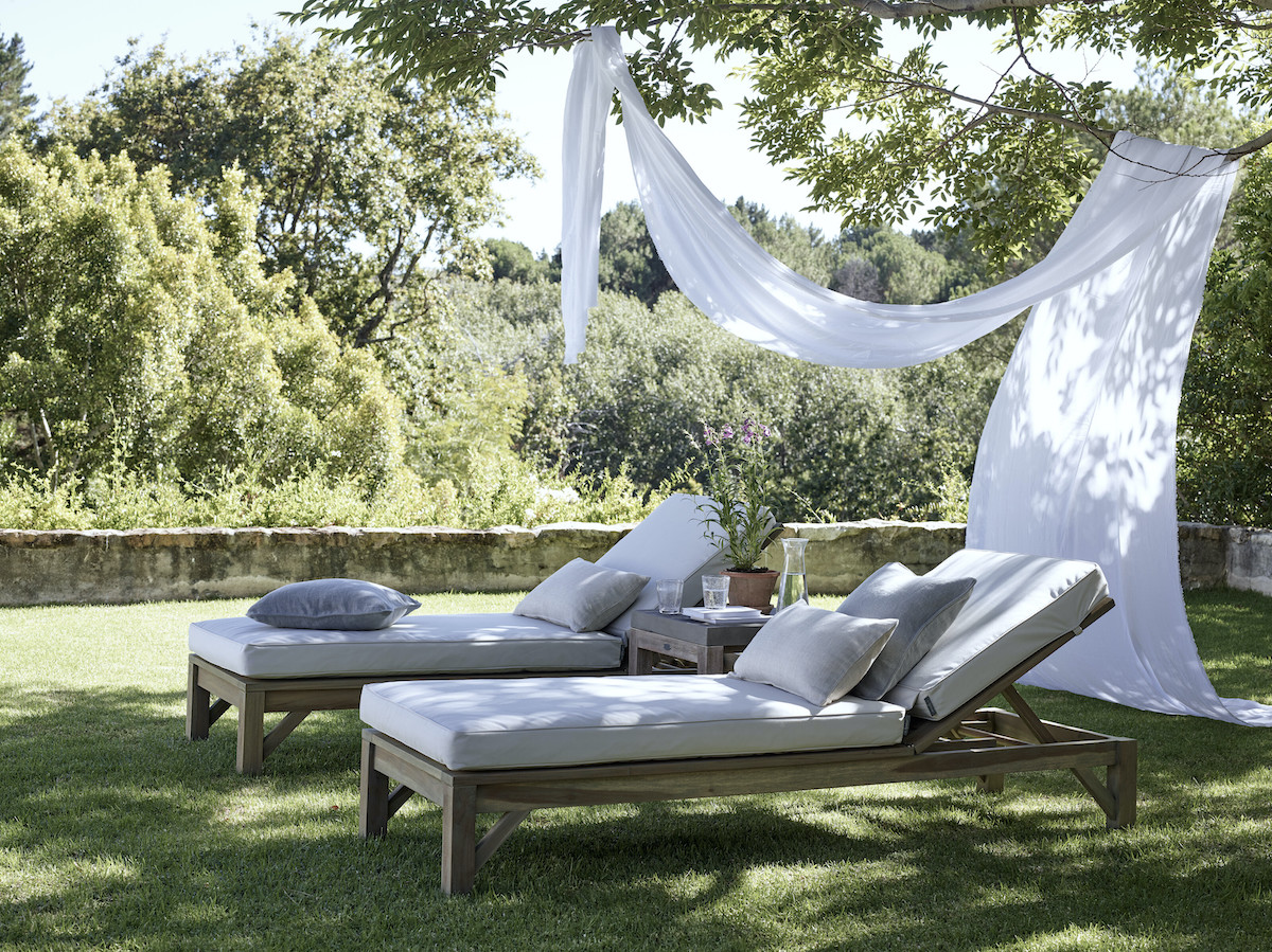 Harmondsworth teak lounger